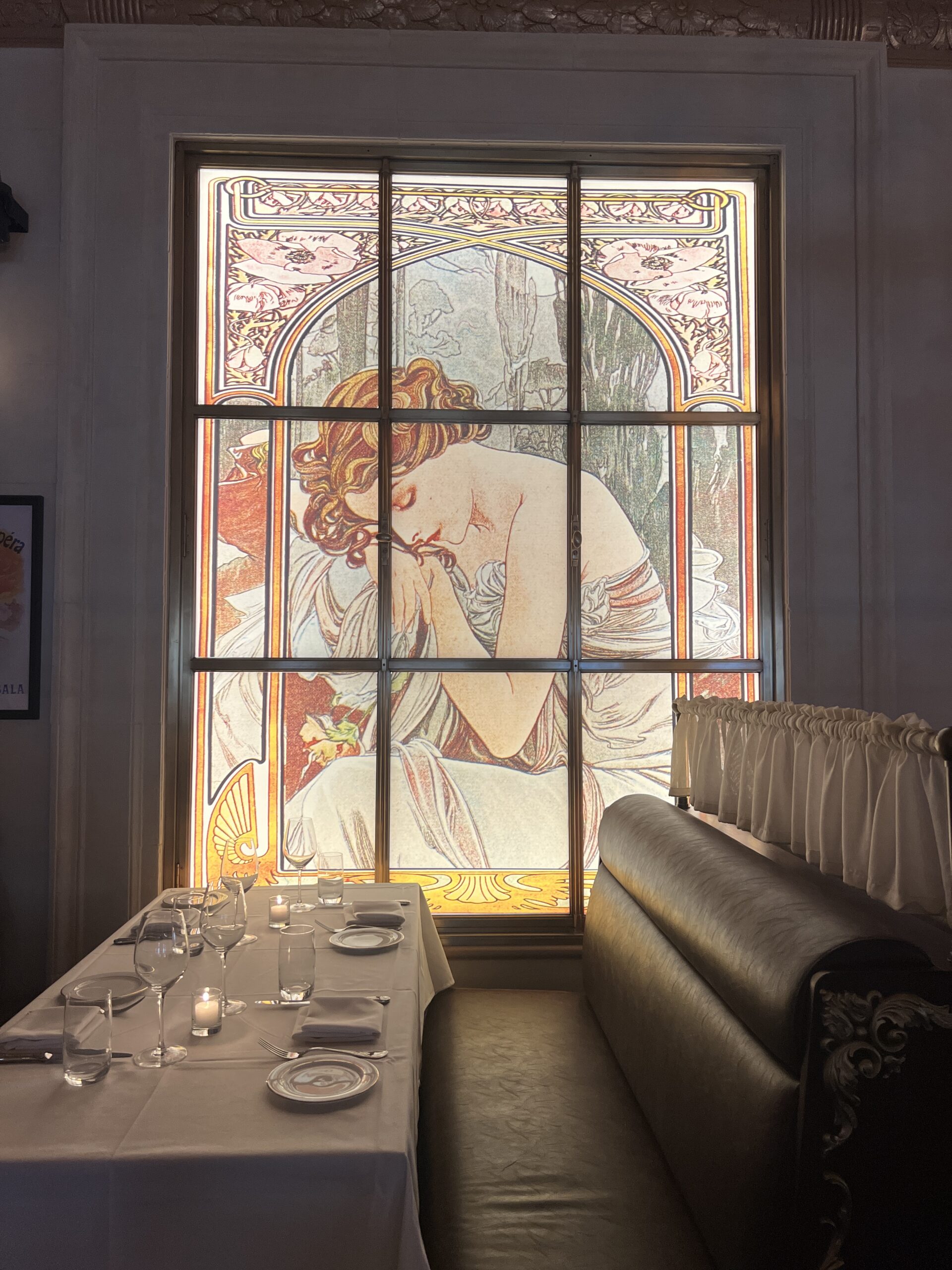 art deco restaurant in Washington DC. gluten free and dairy free dining.